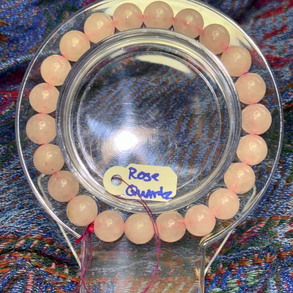 Rose Quartz Beaded Bracelet